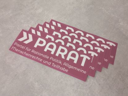 Bild von 5x Sticker mit PARAT-Logo