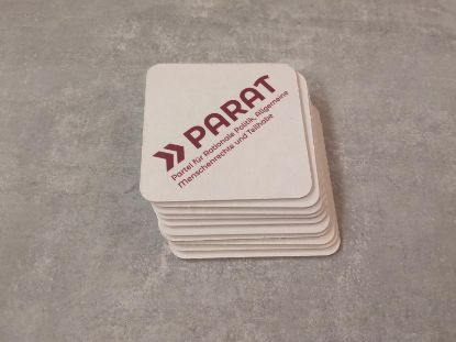 Bild von 10x Bierdeckel mit PARAT-Logo